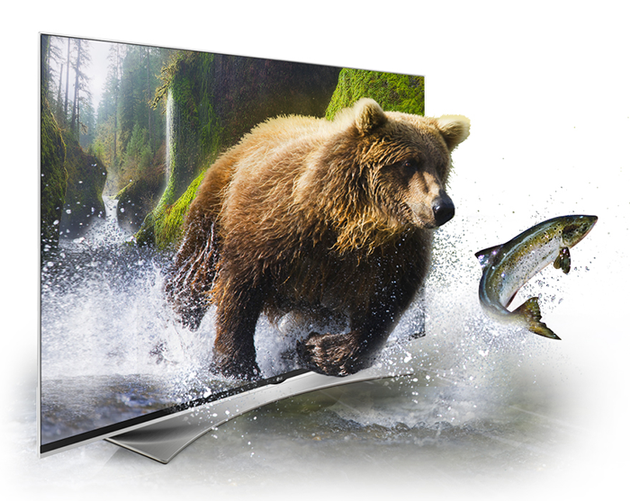 Smart Tivi Cong 4K Samsung 65 inch UA65JS9500 Chất lương hình ảnh 3D chân thật