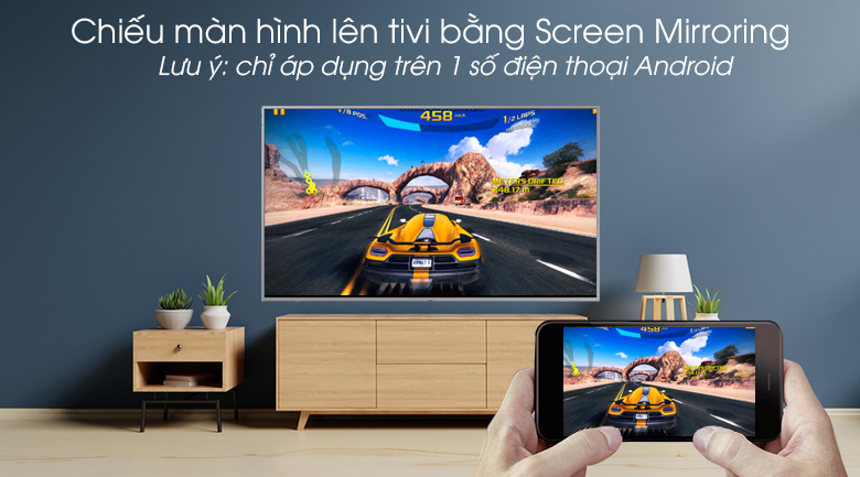 Smart Tivi QLED Samsung 4K 43 inch QA43Q65R - Chiếu màn hình