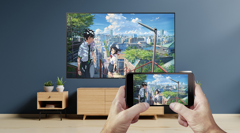 Smart Tivi Samsung 4K 55 inch UA55RU7200 - Screen Mirroring