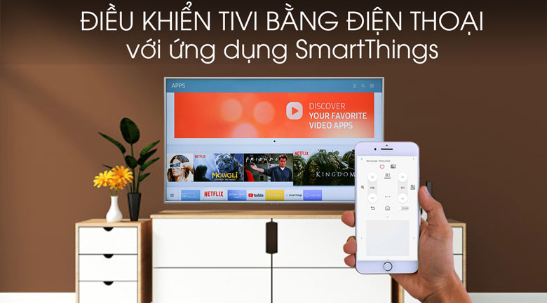 Smart Tivi Samsung 4K 55 inch UA55RU7400 - SmartThings