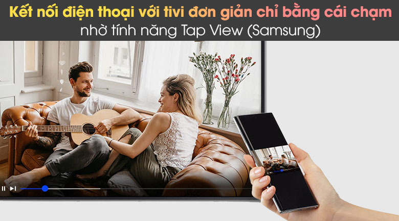 AirPlay 2 và Tap View - Smart Tivi The Frame QLED Samsung 4K 50 inch QA50LS03A