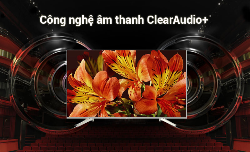 Công nghệ âm thanh ClearAudio+ tiên tiến trên Sony 65X8500F/S