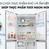 Lưu trữ thực phẩm với 2 ngăn khô và ẩm riêng biệt - Tủ lạnh Aqua Inverter 456 lít AQR-IGW525EM GB