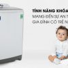 Tính năng khóa trẻ em - Máy giặt Aqua 10 Kg AQW-FR100ET W