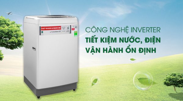 Công nghệ Inverter tiết kiệm điện năng, vận hành bền bỉ - Máy giặt LG Inverter 11 kg TH2111SSAL