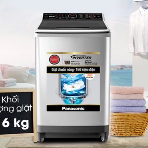 Máy giặt Panasonic Inverter 16 Kg NA-FS16V7SRV-Khối lượng giặt 16 kg, phù hợp với gia đình đông thành viên (trên 6 người)
