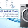 Máy giặt Panasonic Inverter 9 Kg NA-V90FX1LVT-Hòa tan bột giặt nhanh, đánh bay vết bẩn cứng nhờ Active Foam