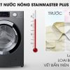 Máy giặt Panasonic Inverter 9 Kg NA-V90FX1LVT-Đánh bật nhanh vết bẩn cứng đầu với giặt nước nóng StainMaster+