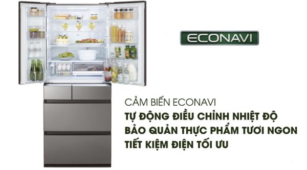 Cảm biến Econavi - Tủ lạnh Panasonic Inverter 642 lít NR-F654GT-X2