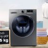 Máy giặt sấy Samsung AddWash Inverter 9.5 kg WD95K5410OX/SV-Khối lượng giặt 9.5 kg, phù hợp gia đình 4 - 6 người