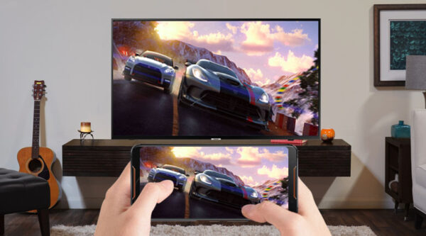 Công nghệ Screen Mirroring trên Smart Tivi Samsung 4K 43 inch UA43NU7090