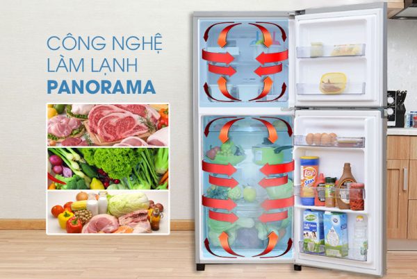 Tủ lạnh Panasonic 405 lít NR-BD468VSVN công nghệ Panorama