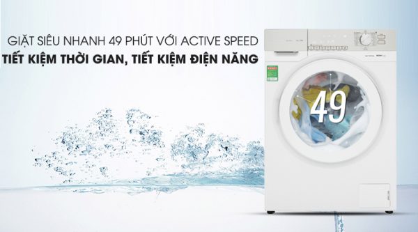 Chế độ giặt siêu nhanh Active Speed - Máy giặt Panasonic Inverter 10 Kg NA-120VG6WV2