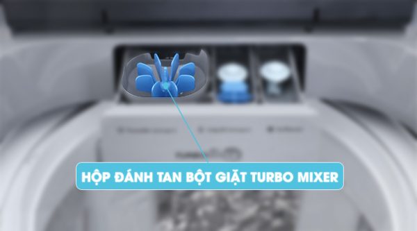 Hộp đánh tan bột giặt Turbo Mixer - Máy giặt Panasonic 10 kg NA-F100V5LRV