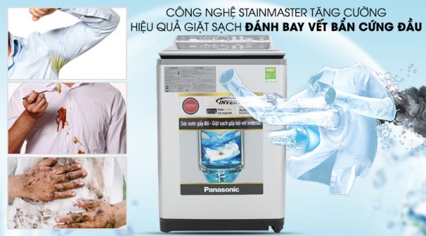 Công nghệ giặt StainMaster - Máy giặt Panasonic Inverter 12.5 Kg NA-FS12X7LRV
