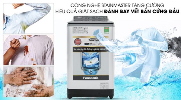Công nghệ StainMaster - Máy giặt Panasonic Inverter 9.5 Kg NA-FS95X7LRV