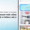 Ngăn Extra Cool Zone giữ lạnh thực phẩTủ lạnh Panasonic Inverter 306 lít NR-BL340GAVNm ở nhiệt độ 2°C -