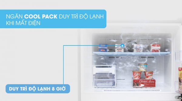 Ngăn Cool Pack duy trì độ lạnh ngăn đá khi cúp điện - Tủ lạnh Samsung Inverter 502 lít RT50K6631BS/SV