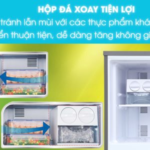 Tủ lạnh Panasonic inverter 267 lít NR-BL308PSVN Hộp đá xoay tiện lợi